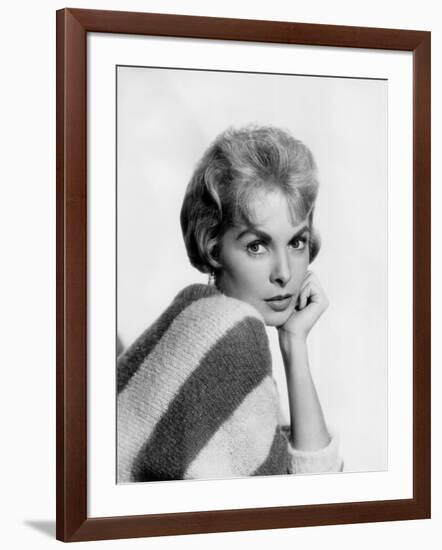 Janet Leigh (b/w photo)-null-Framed Photo