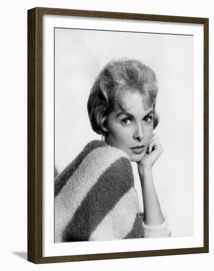 Janet Leigh (b/w photo)-null-Framed Photo