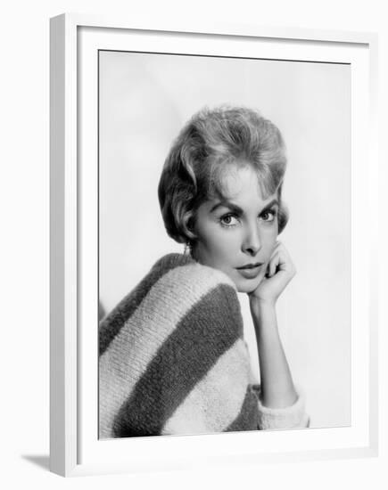 Janet Leigh (b/w photo)-null-Framed Photo