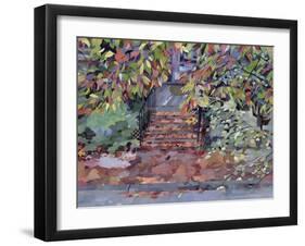 Janet's Steps, Cambridge, Massachusetts-Christine McKechnie-Framed Giclee Print