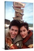 JANINE TURNER; ROB MORROW. "NORTHERN EXPOSURE" [1990].-null-Stretched Canvas