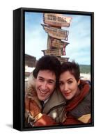 JANINE TURNER; ROB MORROW. "NORTHERN EXPOSURE" [1990].-null-Framed Stretched Canvas