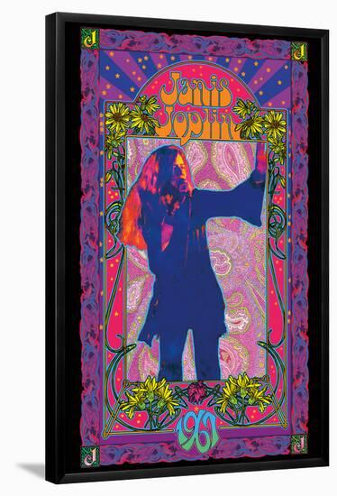 Janis Joplin - 1967-null-Framed Poster