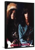 Janis Joplin and Grace Slick Music Poster Print-null-Framed Poster