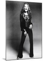 Janis Joplin Black and White Music Poster Print-null-Mounted Poster