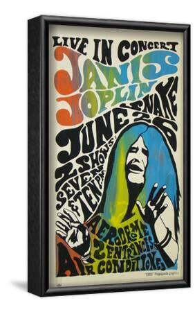 'Janis Joplin concert poster, 1970' Poster - Unknown | AllPosters.com