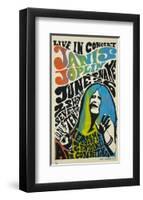 Janis Joplin concert poster, 1970-Unknown-Framed Art Print