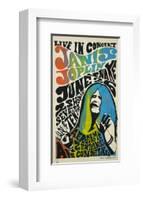 Janis Joplin concert poster, 1970-Unknown-Framed Art Print