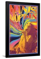 Janis Joplin - Concert-Matthew de la Tour-Framed Poster