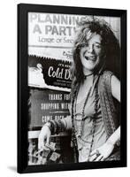 Janis Joplin Planning a Party Music Poster Print-null-Framed Poster