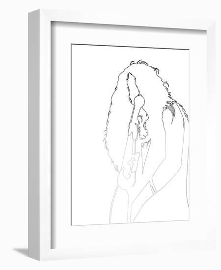 Janis Joplin-Logan Huxley-Framed Art Print