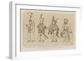 Janissary, Chief Archer, Commander and Turkish Executioner-Raphael Jacquemin-Framed Giclee Print