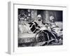 Janissary Seated Next to a Eunuch-null-Framed Giclee Print