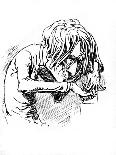 Franz Liszt - caricature-Janos Janko-Mounted Giclee Print