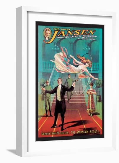 Jansen's Favorite Surprise: The American Beauty-null-Framed Art Print