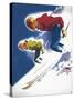 Jantzen by Binder Man and Women, Ski 1947-null-Stretched Canvas