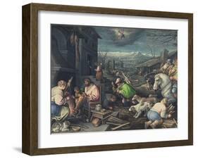 January, 1595-1600-Leandro Da Ponte Bassano-Framed Giclee Print