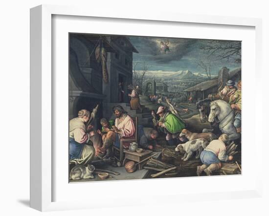 January, 1595-1600-Leandro Da Ponte Bassano-Framed Giclee Print