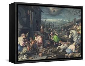 January, 1595-1600-Leandro Da Ponte Bassano-Framed Stretched Canvas