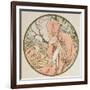 January, 1899 (Detail)-Alphonse Mucha-Framed Giclee Print