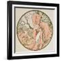 January, 1899 (Detail)-Alphonse Mucha-Framed Giclee Print