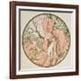 January, 1899 (Detail)-Alphonse Mucha-Framed Giclee Print