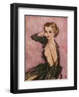 January, 1952-David Wright-Framed Art Print