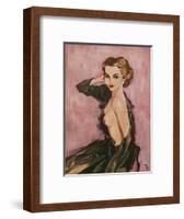 January, 1952-David Wright-Framed Art Print