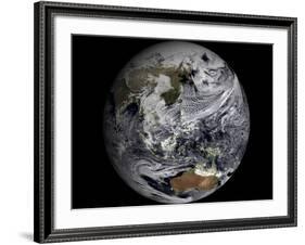 January 2, 2009 - Cloud Simulation of the Full Earth-null-Framed Photographic Print