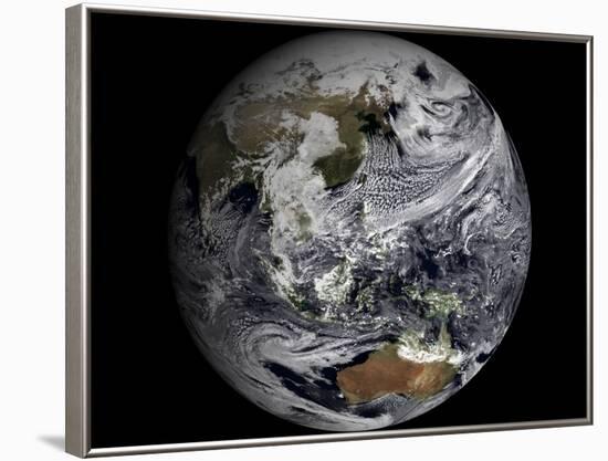 January 2, 2009 - Cloud Simulation of the Full Earth-null-Framed Photographic Print