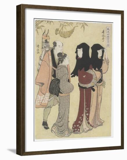 January, C. 1784-Torii Kiyonaga-Framed Giclee Print