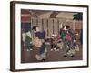 January: Celebrating the New Year, 1860s-Tsukioka Yoshitoshi-Framed Giclee Print