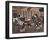 January: Celebrating the New Year, 1860s-Tsukioka Yoshitoshi-Framed Giclee Print