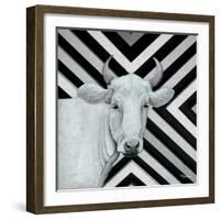 January Cow I-Britt Hallowell-Framed Art Print