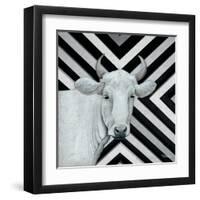 January Cow I-Britt Hallowell-Framed Art Print