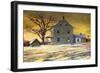 January Evening-Jerry Cable-Framed Art Print