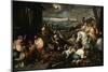 January' (From the Series 'The Seasons), Late 16th or Early 17th Century-Leandro Bassano-Mounted Giclee Print