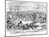 January - Hard Frost, 19th Century-George Cruikshank-Mounted Giclee Print