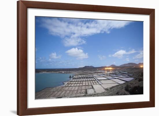 Janubio Salt Work at Night, Lanzarote, Spain-Guido Cozzi-Framed Photographic Print