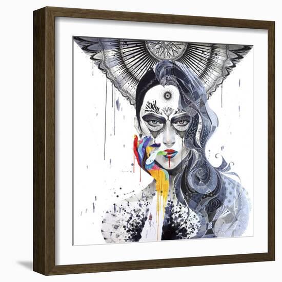 Janus-Minjae-Framed Giclee Print