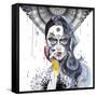 Janus-Minjae-Framed Stretched Canvas