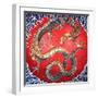 Japan: A Japanese Dragon. Katsushika Hokusai (1760-1849)-Katsushika Hokusai-Framed Giclee Print