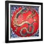 Japan: A Japanese Dragon. Katsushika Hokusai (1760-1849)-Katsushika Hokusai-Framed Giclee Print