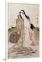 Japan: Abalone Diver-Kitagawa Utamaro-Framed Giclee Print