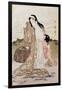 Japan: Abalone Diver-Kitagawa Utamaro-Framed Giclee Print