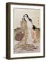 Japan: Abalone Diver-Kitagawa Utamaro-Framed Giclee Print