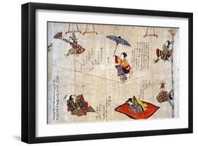 Japan: Acrobats-null-Framed Giclee Print