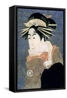 Japan: Actor, C1794-Toshusai Sharaku-Framed Stretched Canvas