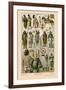 Japan, Ainos Military Costume-Racinet-Framed Art Print