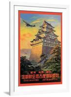 Japan Air Transport, Nagoya Castle-Senzo-Framed Art Print